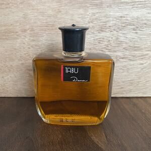 Vintage Tabu Dana Eau De Cologne Splash 2 fl oz Glass Bottle New